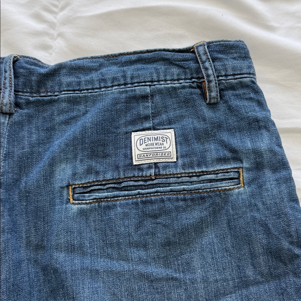 Denimist Blair Double Pleated Denim Shorts w/ Cuff Size 26 - Picture 9 of 9